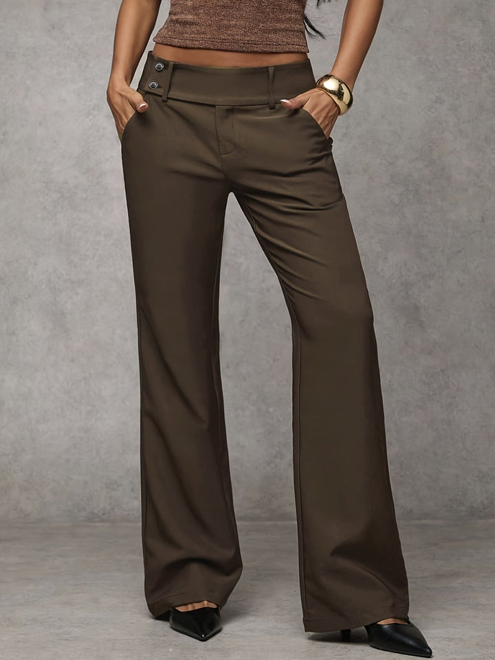 Akane - Pantalon Moderne À Jambes Larges Arrivant Aux Genoux