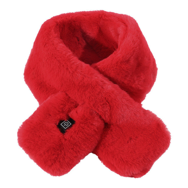 Zobia - Écharpe en Peluche Chauffante