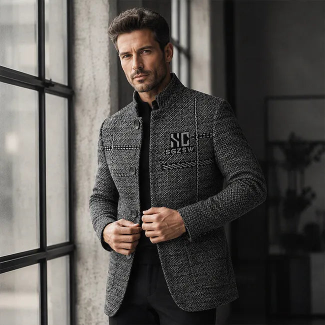 Jallen - Veste en Maille Texturée Avec Poches