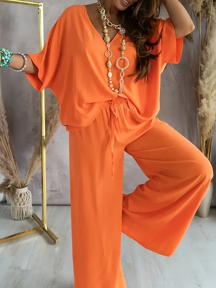 Essime - Ensemble Chic À Col en V