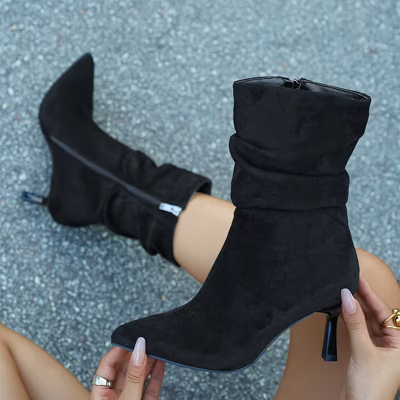 Tittana - Bottines À Talons Moyens Et Bouts Pointus