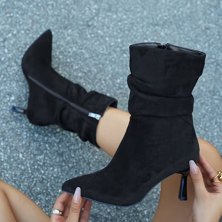 Tittana - Bottines À Talons Moyens Et Bouts Pointus
