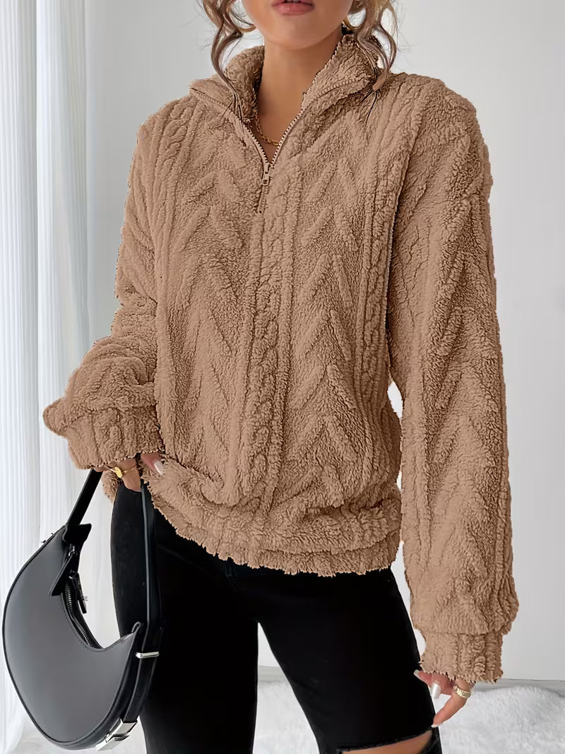 Nessia - Sweat-Chemise Polaire Chaud Et Polyvalent