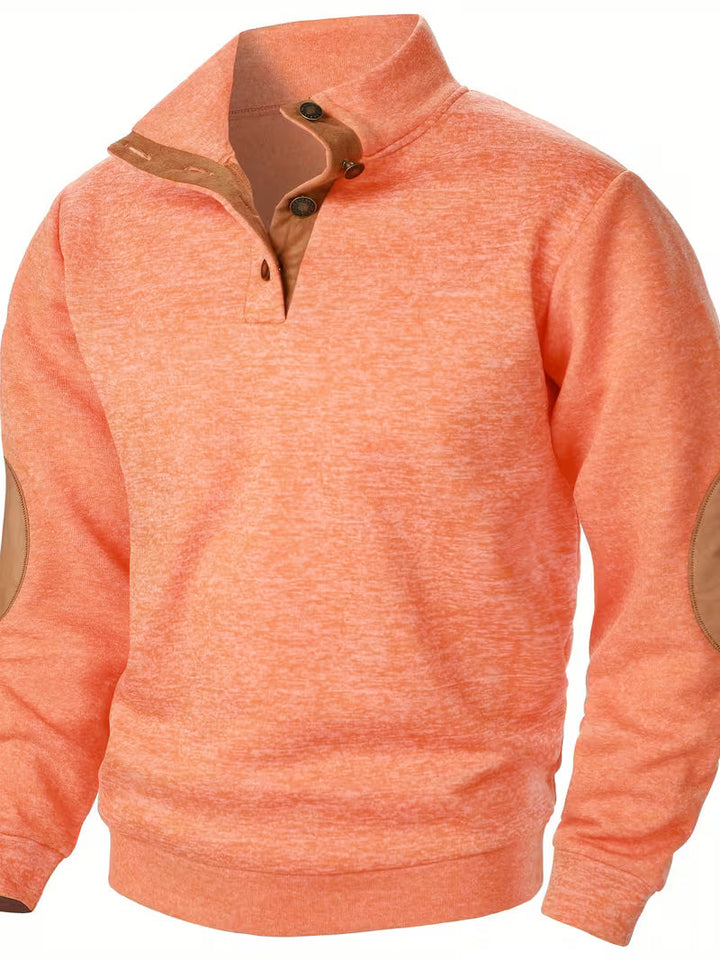 Kashyap - Sweat Shirt à col Montant et Manches Longues