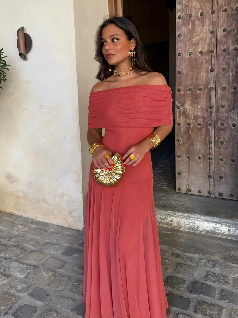 Dainia - Robe Longue Asymétrique en Maille