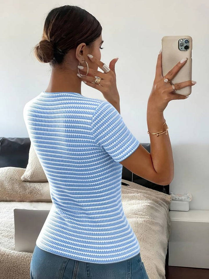 Airam - Chemise À Encolure Carrée Et Ouverte Sur Le Devant
