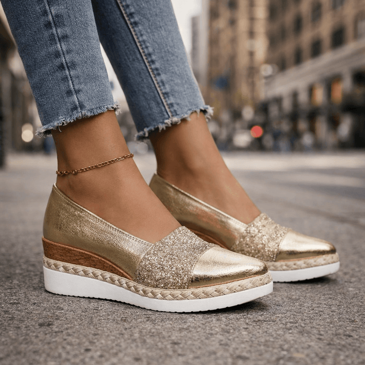 Jahaira - Chaussures À Talons Compensés Élégantes Et Antidérapantes