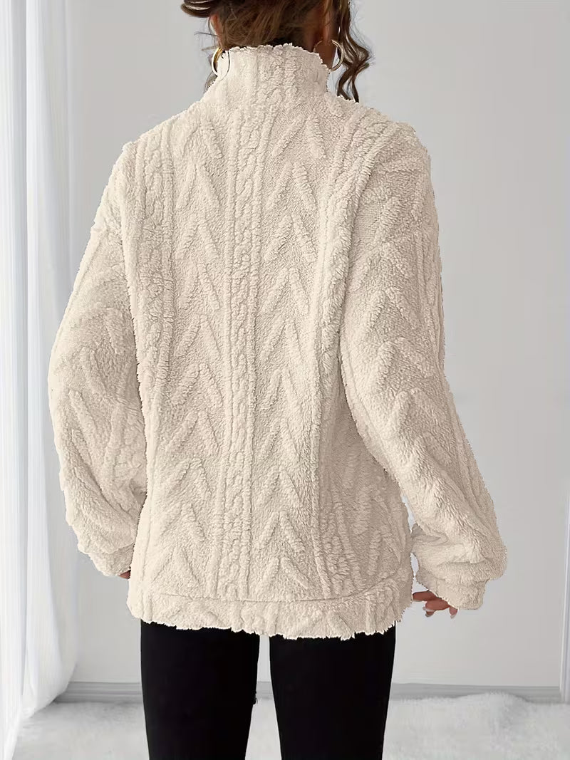Nessia - Sweat-Chemise Polaire Chaud Et Polyvalent