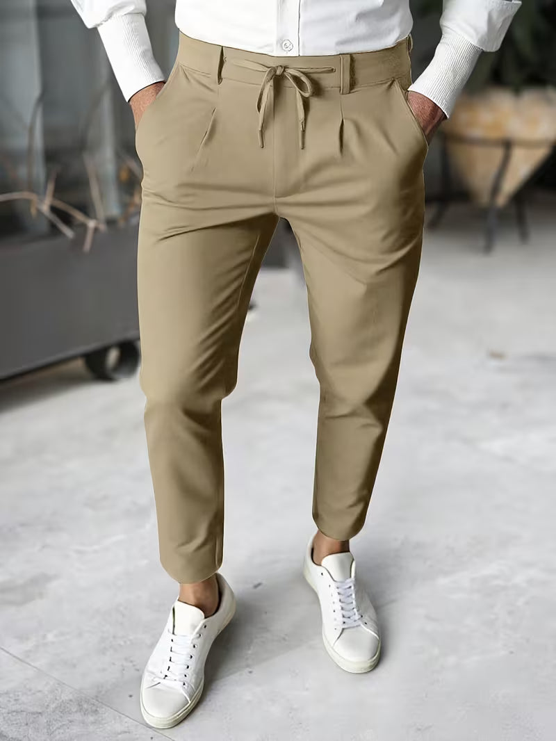 Krsto - Pantalon Haut De Gamme À Ceinture Élastique
