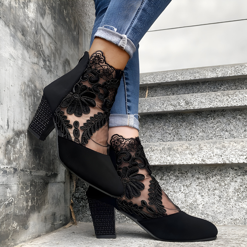 Elizaveta - Chaussures Orthopédiques à Motifs Floraux