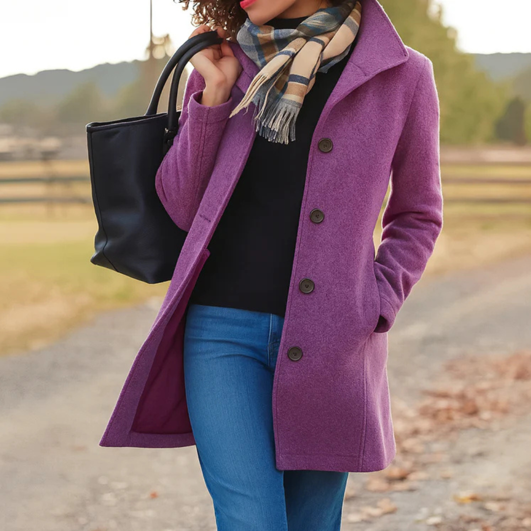 Danla - Manteau À Manches Longues Avec Poches