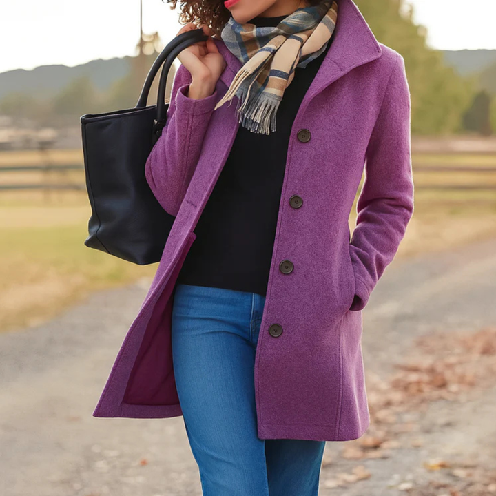 Danla - Manteau À Manches Longues Avec Poches