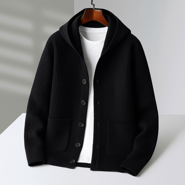Terressa - Cardigan en Maille Avec Des Boutons