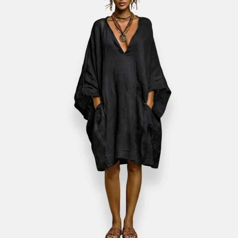 Diaraye - Robe Ample À Taille Basse