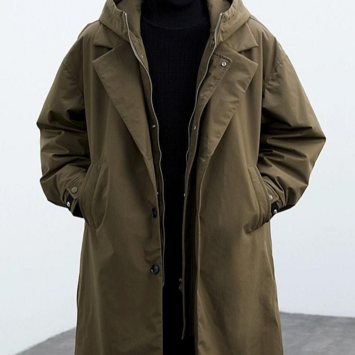 Krimz - Trench-Coat À Capuche Et Col À Revers