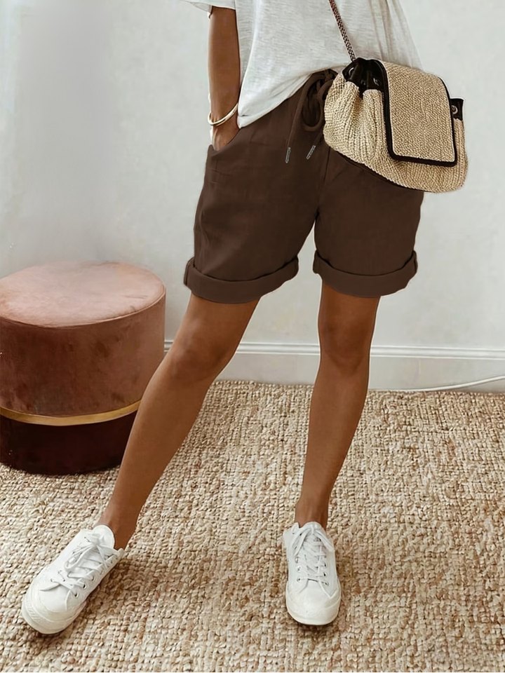 Keely - Short en Lin Confortable