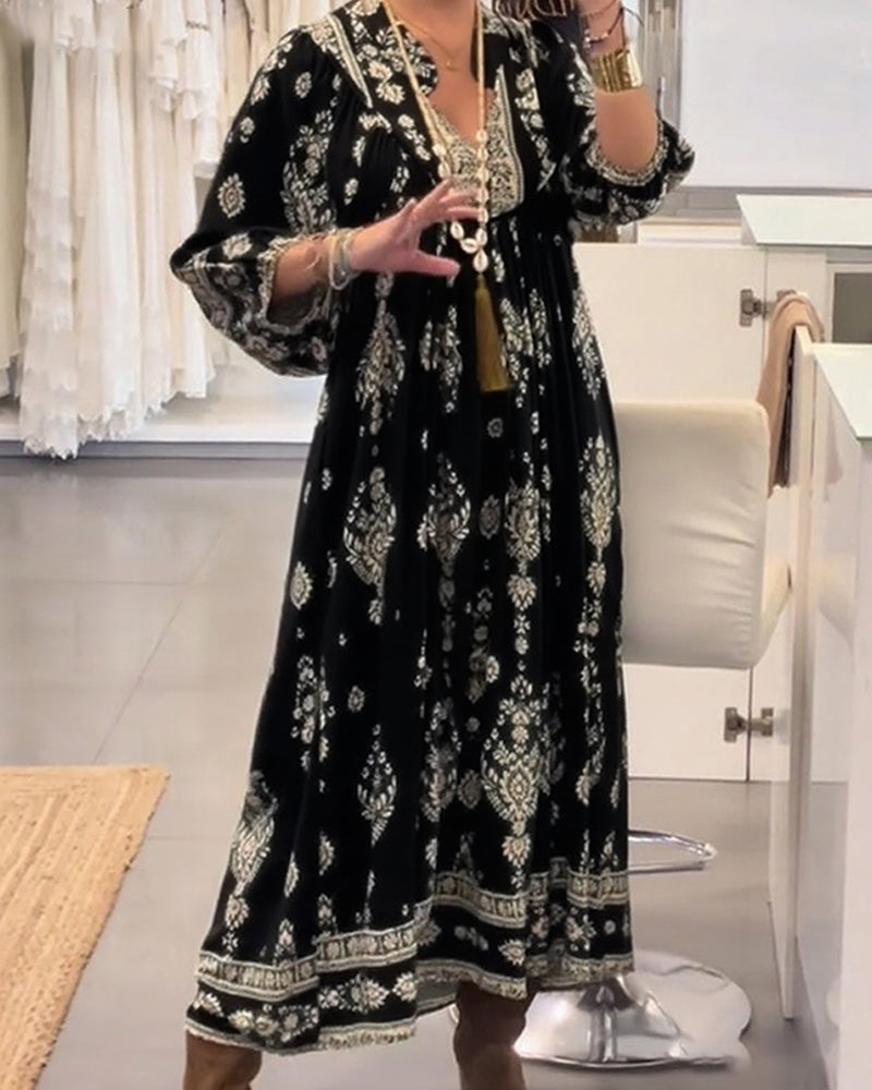 Zonia - Robe Décontractée Imprimée Avec Poches