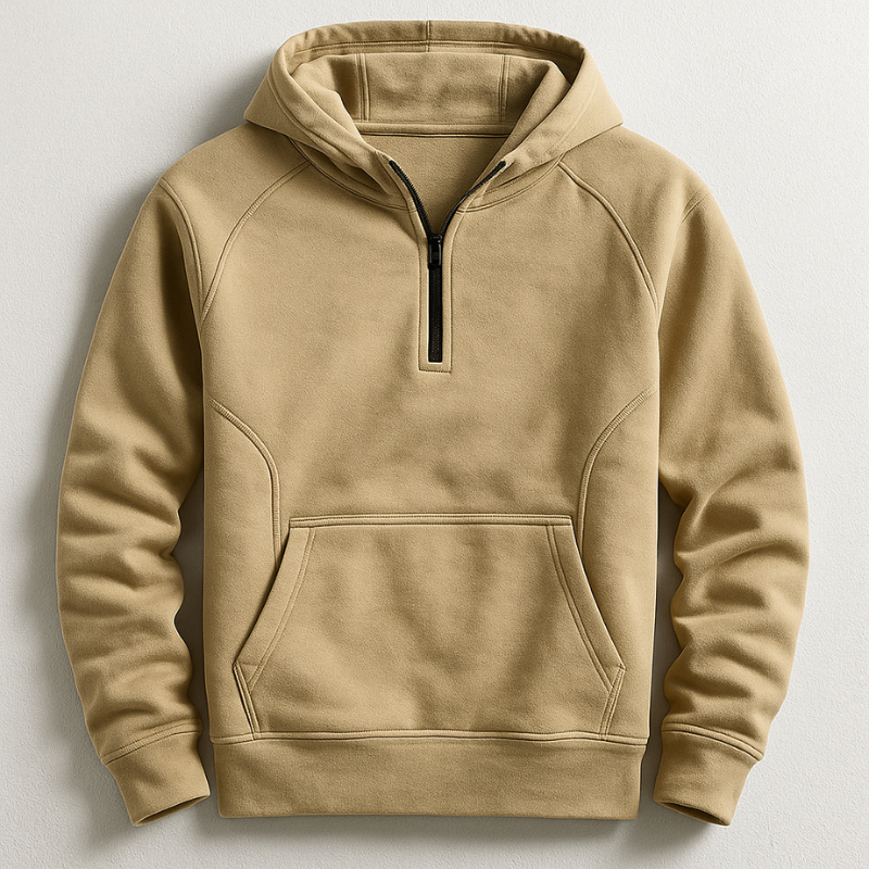 Kennet - Sweat À Capuche À Manches Longues Et Fermeture Éclair Quart De Longueur