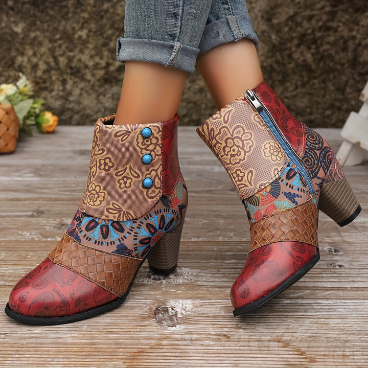 Marylin - Bottines À Talon Épais