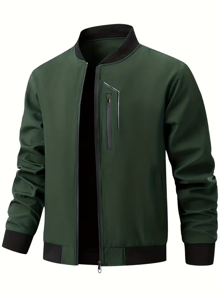 Akrum - Blouson Aviateur Décontracté Avec Fermeture Éclair
