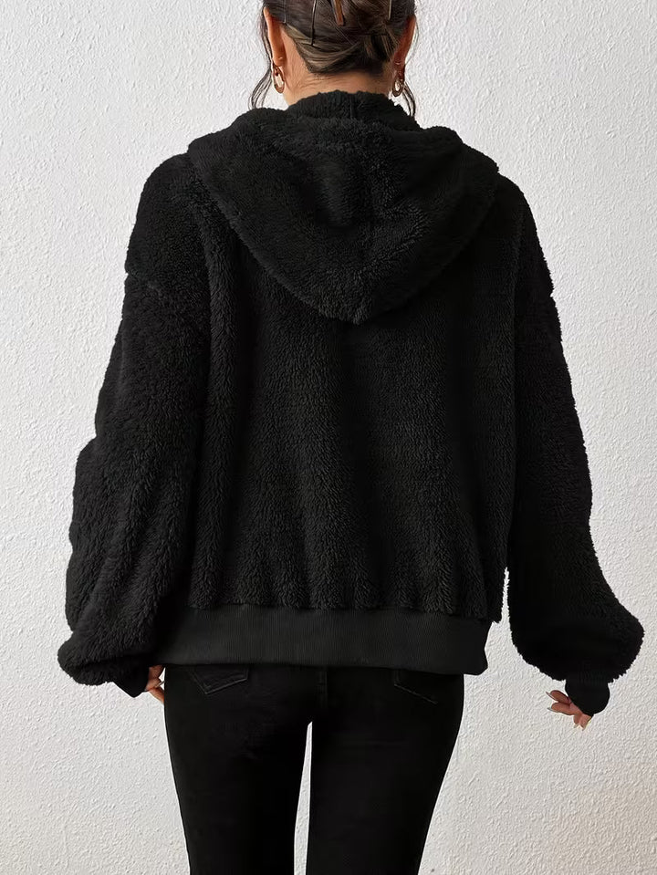 Keriana - Veste Décontractée À Capuche, Chaude Et Douillette