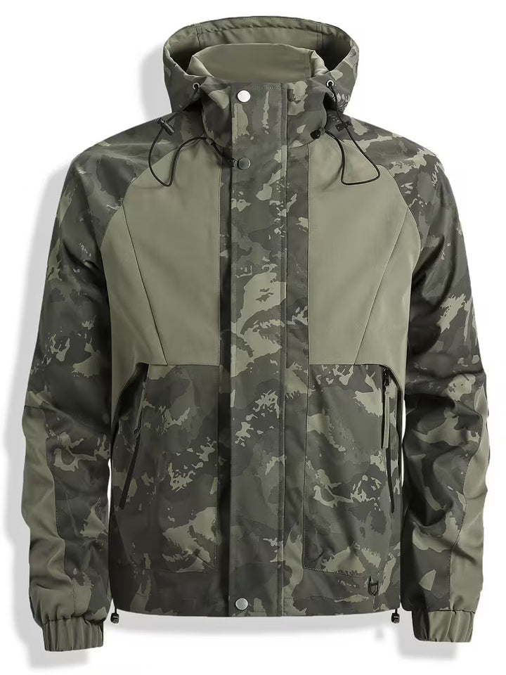 Brekks - Veste Coupe-Vent À Capuche Motif Camouflage