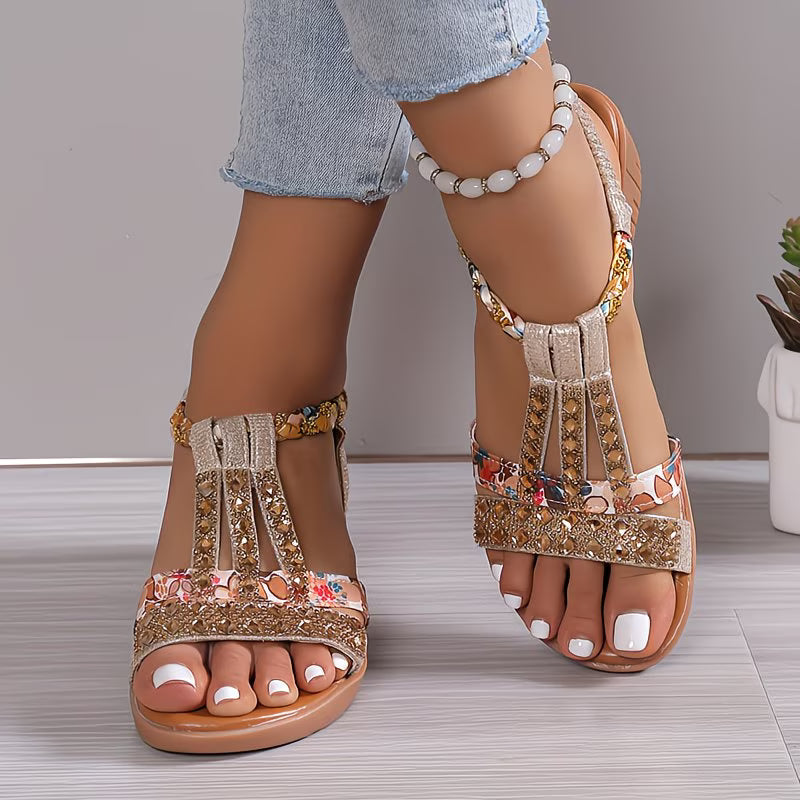 Noelia - Sandales À Talons Compensés Élégantes
