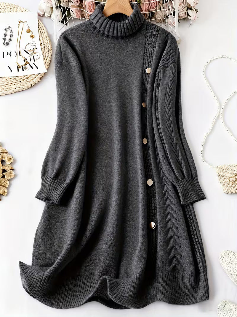 Malkina - Robe-Pull Confortable À Manches Longues