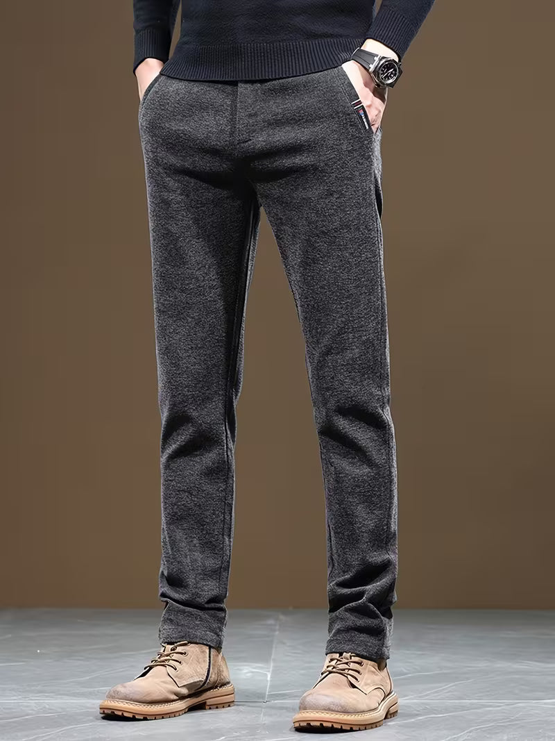 Talcott - Pantalon Décontracté Ajusté à Texture