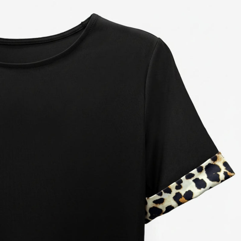 Leoza - Robe Vintage À Imprimé Léopard