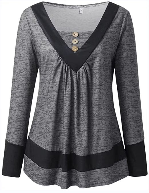 Grisel - T-shirt Évasé Élégant