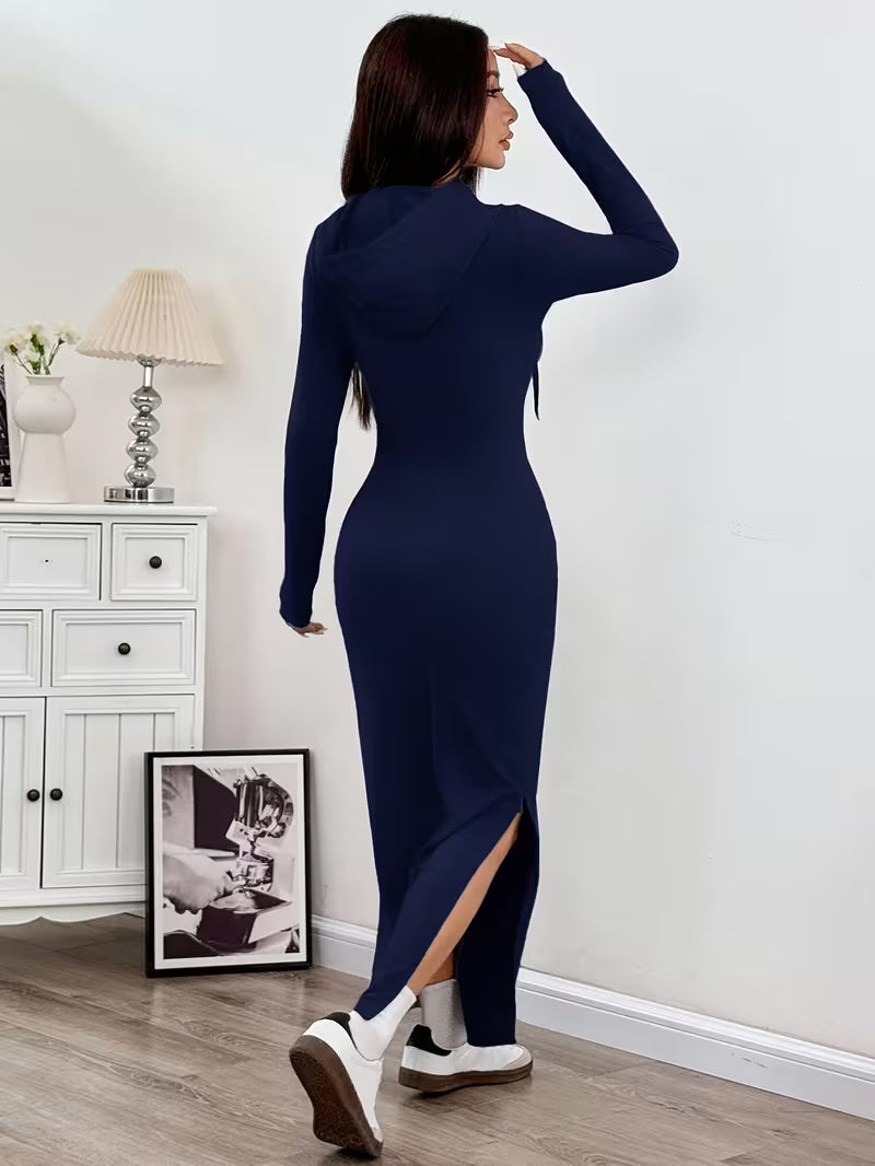 Dahye - Robe Longue À Manches Longues Et Capuche