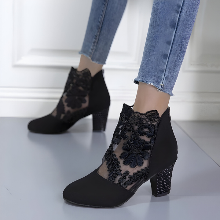 Elizaveta - Chaussures Orthopédiques à Motifs Floraux