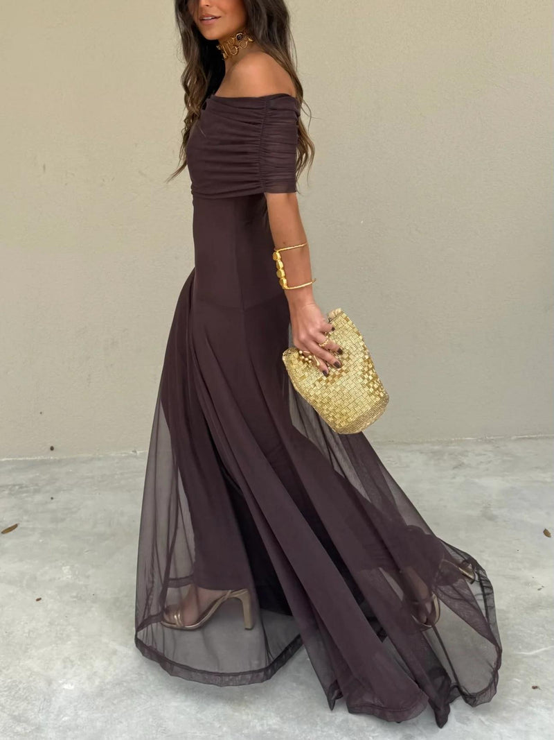 Dainia - Robe Longue Asymétrique en Maille