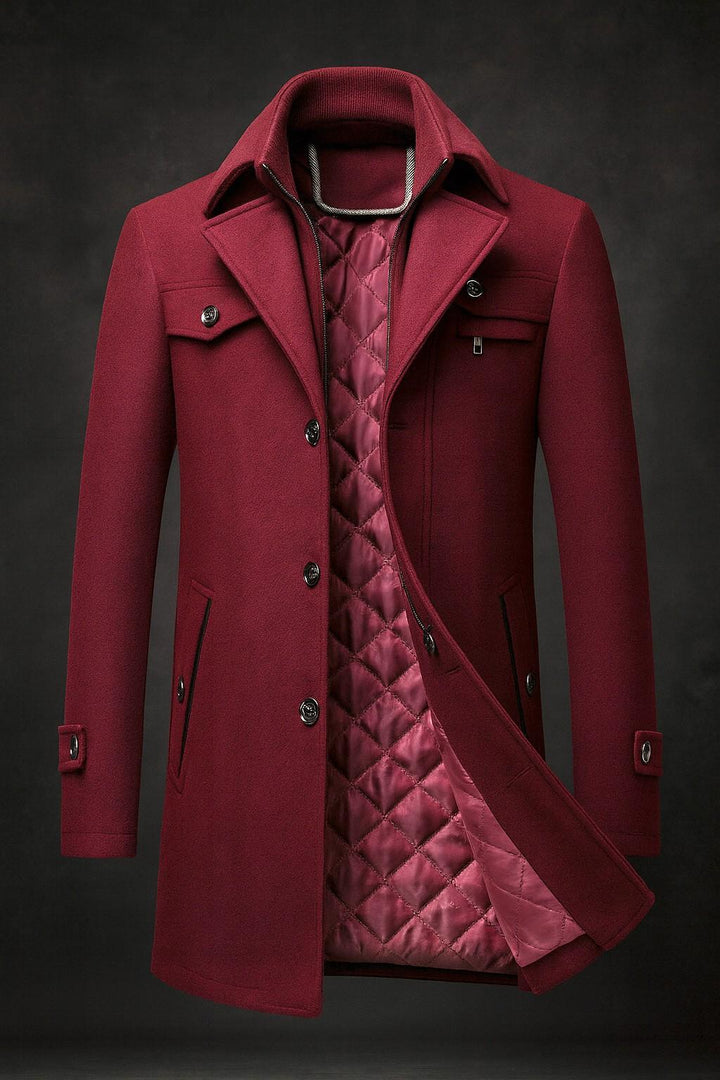 Edoardo - Manteau en Laine à Boutons