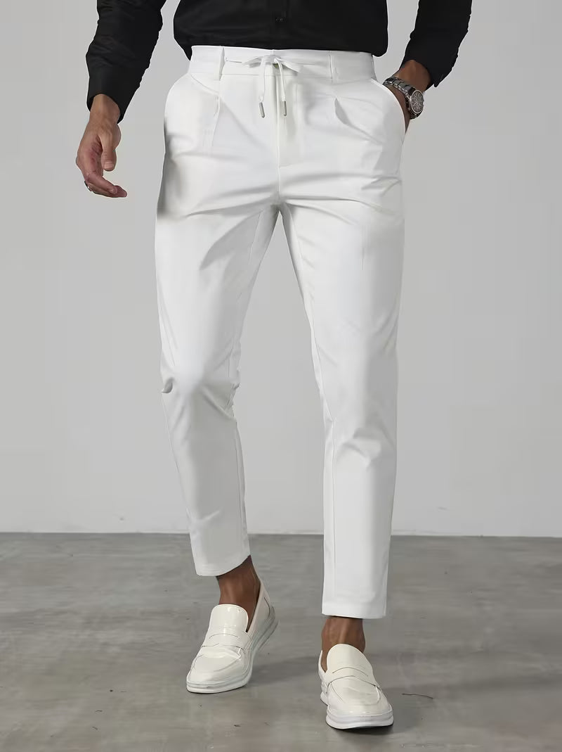 Krsto - Pantalon Haut De Gamme À Ceinture Élastique