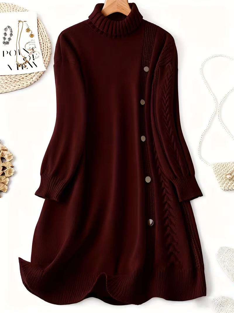 Malkina - Robe-Pull Confortable À Manches Longues