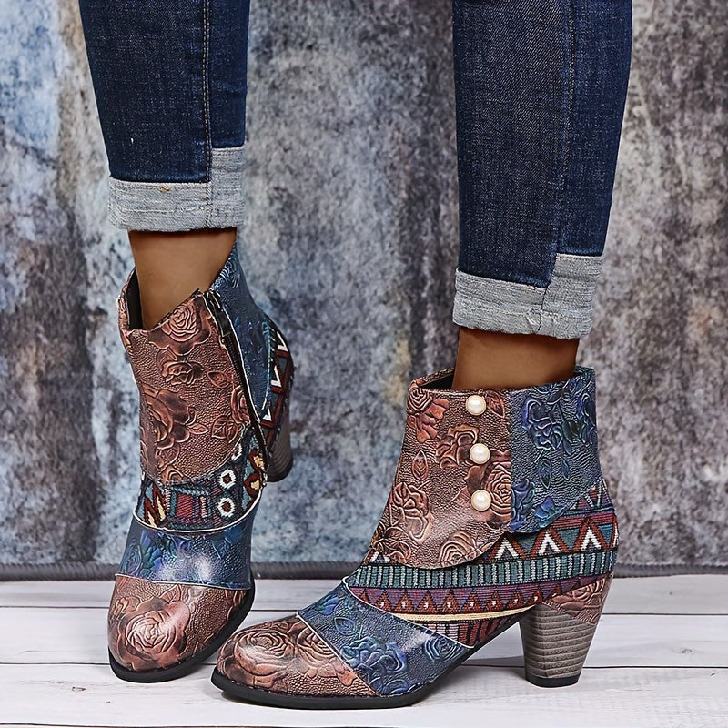 Marylin - Bottines À Talon Épais