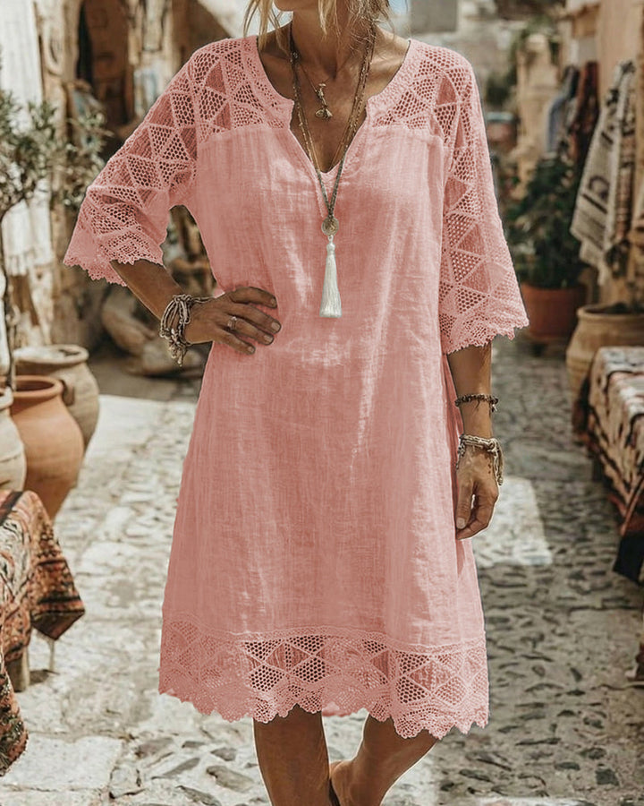 Kilina - Robe En Dentelle à Col En V