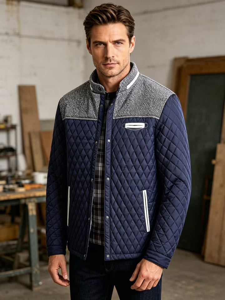 Stetson - Doudoune Matelassée À Motifs en Losanges