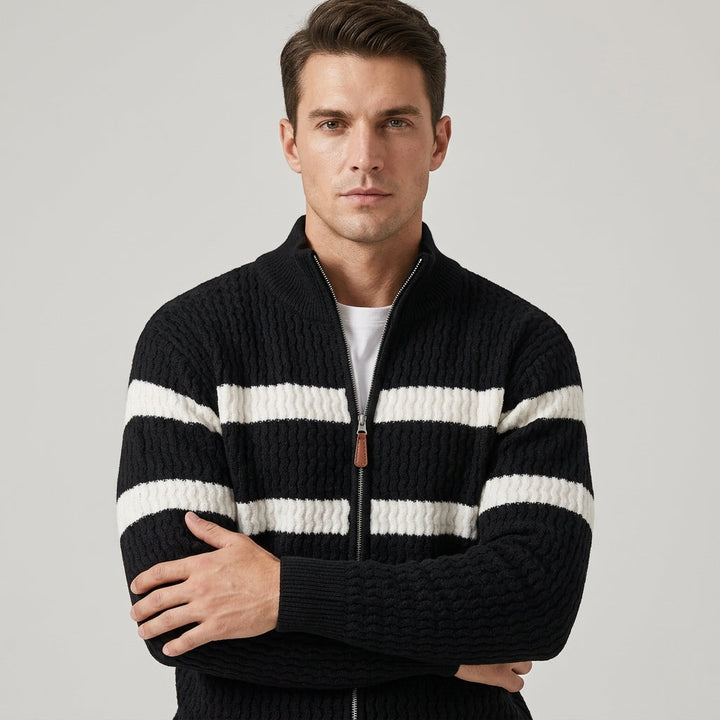 Loick - Cardigan En Maille à Manches Longues