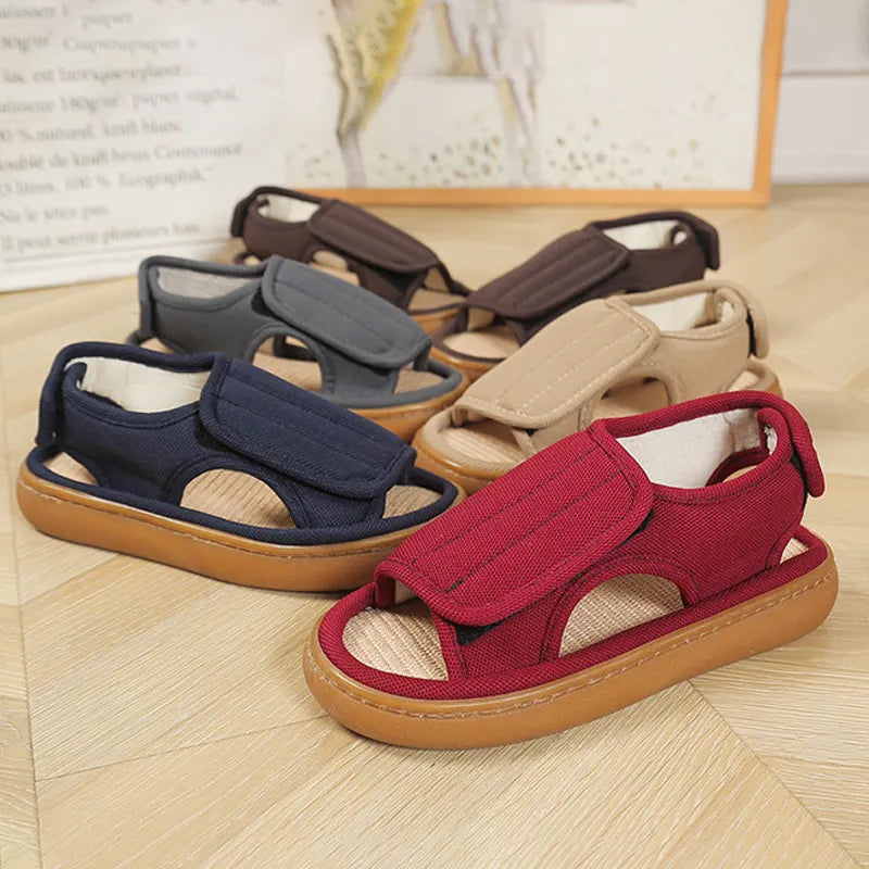 Karena - Sandales Réglables Antidérapantes à Fermeture Velcro