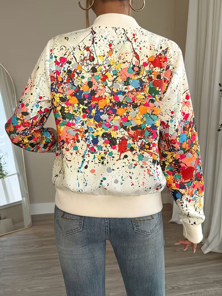 Riena - Veste À Imprimé Tie-dye Aux Couleurs Vives