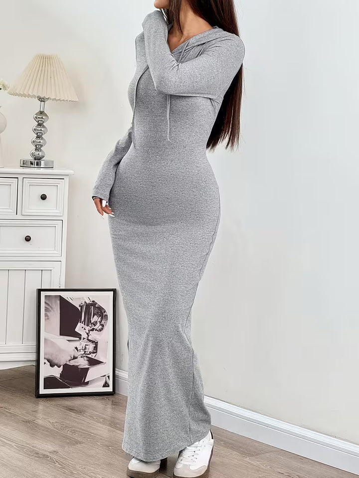 Dahye - Robe Longue À Manches Longues Et Capuche