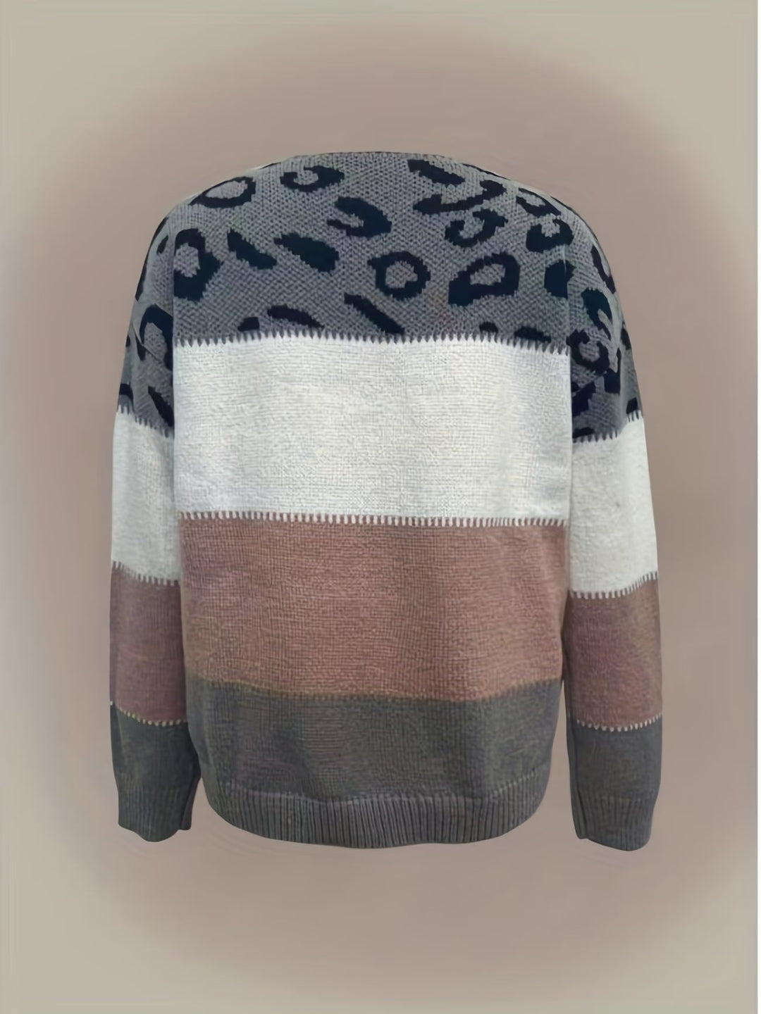 Lona - Pull en Maille À Imprimé Léopard