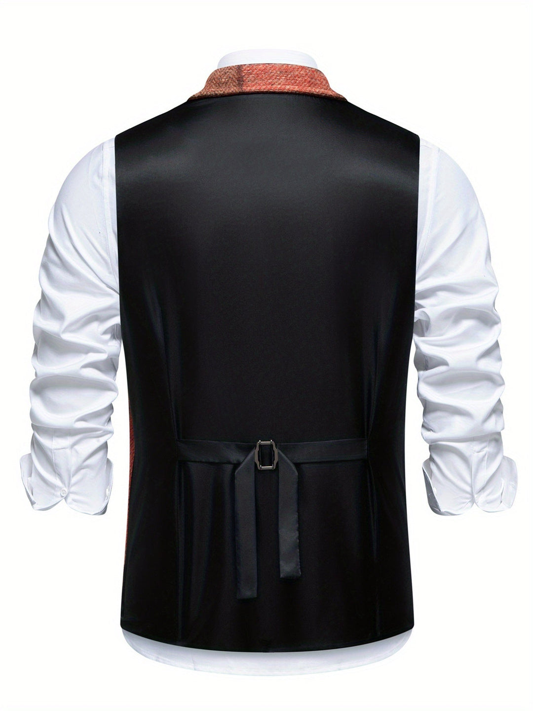 Mladen - Gilet De Costume Vintage À Revers Avec Poche