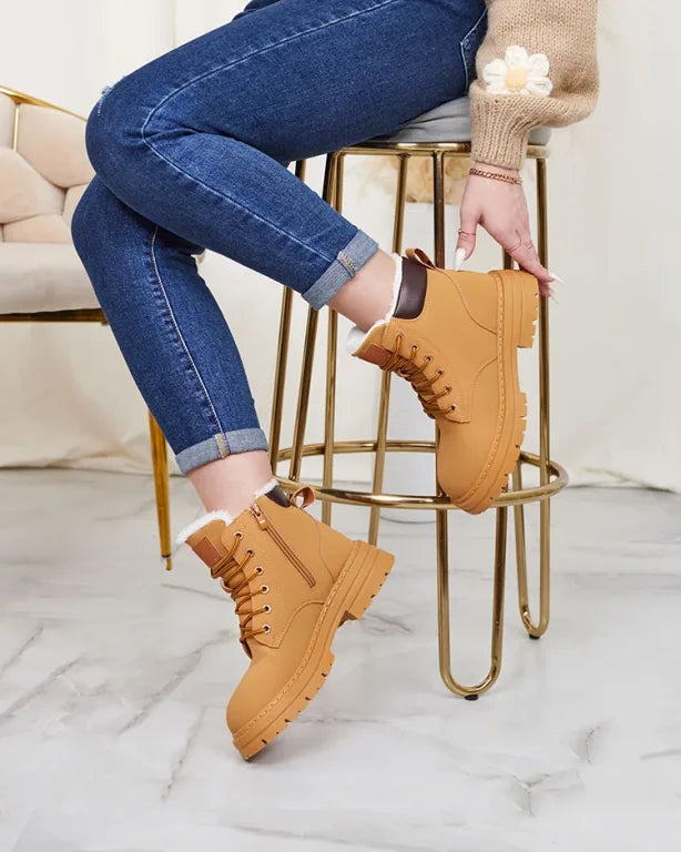Alosia - Bottines à Lacets et Semelles épaisses