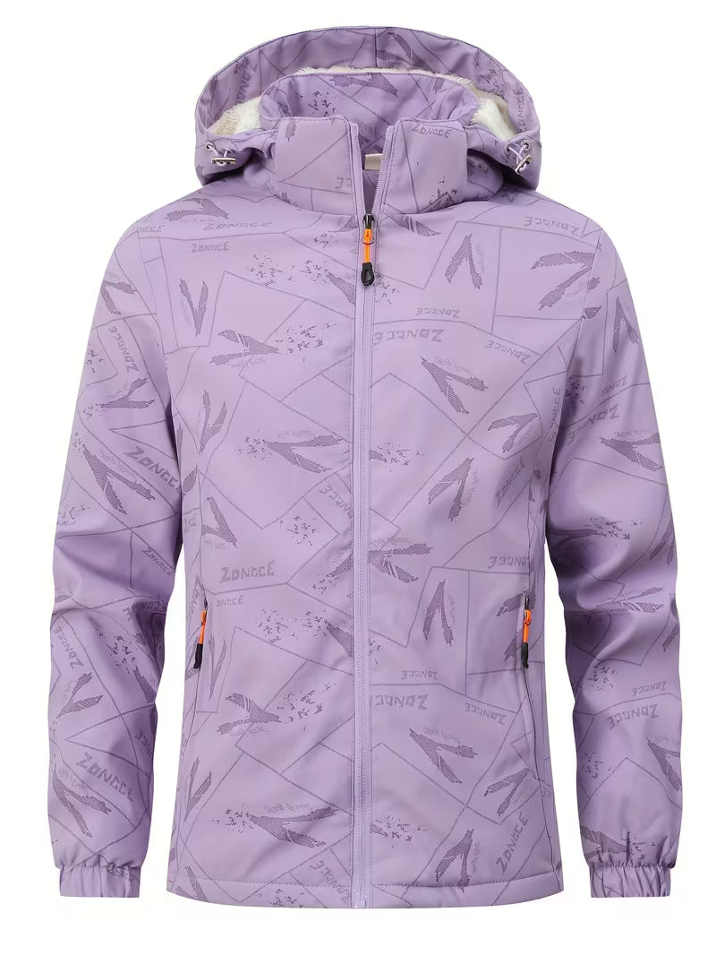 Karan - Veste À Capuche Doublée en Polaire
