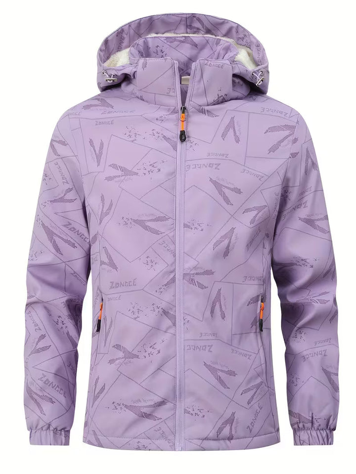 Karan - Veste À Capuche Doublée en Polaire