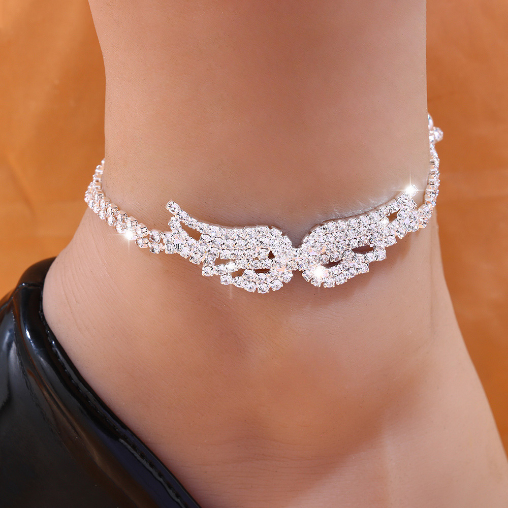 Birina - Bracelet De Cheville « Ailes D'ange » Réglable